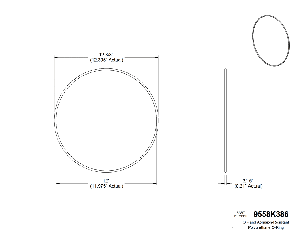 Technical drawing - 9558K386